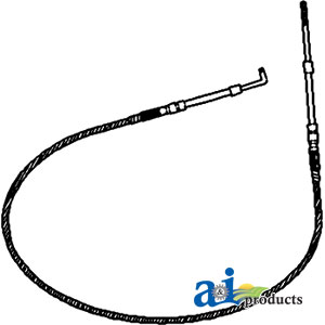 UJD50705   PTO Clutch Control Cable---Replaces AR39677